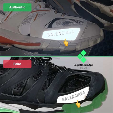 balenciaga track real vs fake|legit check balenciaga track led.